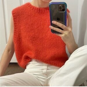 COS Mohair Crop Vest Sz XS